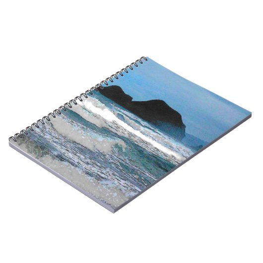 Hawaiianische Küsteninsel tropisches Paradies Notizblock (Linke Seite)