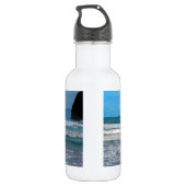 Hawaiianische Küsteninsel tropisches Paradies Trinkflasche (Rückseite)