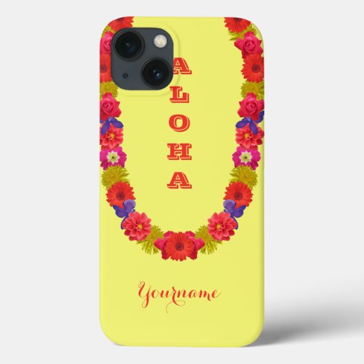 Hawaiianische Lei-Hüllen Case-Mate iPhone Hülle (Rückseite)