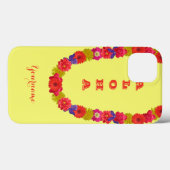 Hawaiianische Lei-Hüllen Case-Mate iPhone Hülle (Rückseite (Horizontal))