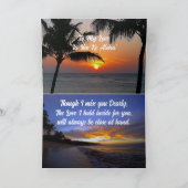 Hawaiianische Liebe Karte (Innenseite)
