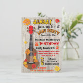 Hawaiianische Luau-Party Einladungen (Stehend Vorderseite)