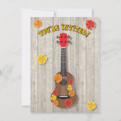 Hawaiianische Luau-Party Einladungen (Rückseite)