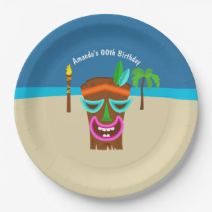 Hawaiianische Luau-Party für Kinder Pappteller