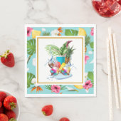 Hawaiianische Luau-Party Serviette (Beispiel)