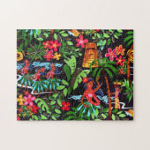 Hawaiianische Mädchen Puzzle (Horizontal)