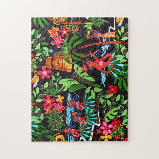 Hawaiianische Mädchen Puzzle (Vertikal)