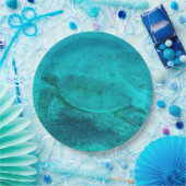 Hawaiianische Meeresschildkröte Pappteller (Party)