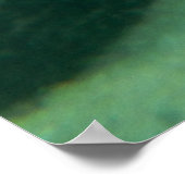 Hawaiianische Meeresschildkröte Poster (Ecke)