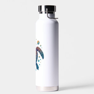 Hawaiianische Meeresschildkröte Tie-Dye Hawaii Url Trinkflasche
