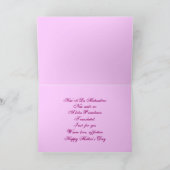 Hawaiianische Mütter-Tag Karte (Innenseite)