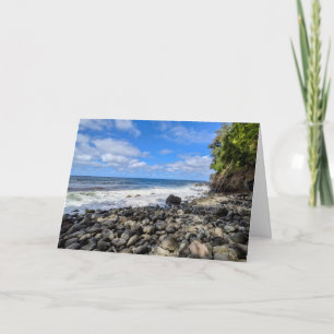 Hawaiianische Naturlandschaftsfotografie Dankeskarte