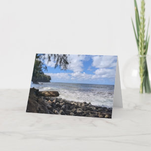 Hawaiianische Naturlandschaftsfotografie Dankeskarte