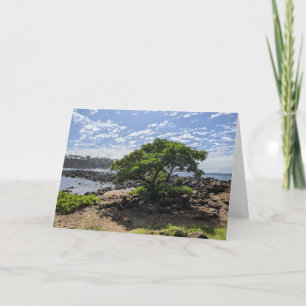 Hawaiianische Naturlandschaftsfotografie Dankeskarte