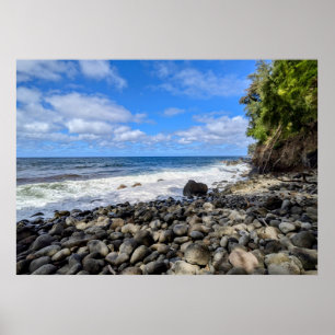 Hawaiianische Naturlandschaftsfotografie Poster