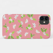 Hawaiianische naupaka-weiße Blume Case-Mate iPhone Hülle (Rückseite (Horizontal))