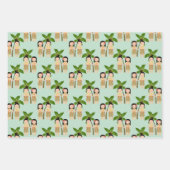 Hawaiianische Papiere Geschenkpapier Set (Vorderseite)