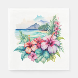 Hawaiianische Party-Servietten Serviette