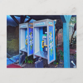Hawaiianische Pay Phones, Kauai, Hawaii Postkarte