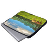 Hawaiianische Pferde, Hokulei Peak, Kauai Wetsuit Laptopschutzhülle (Vorne Knopf)