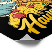 Hawaiianische Pizza Poster (Ecke)