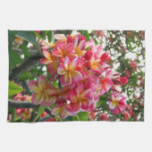 Hawaiianische Plumeria Geschirrtuch (Horizontal)