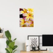 Hawaiianische Plumeria Poster (Heimbüro)