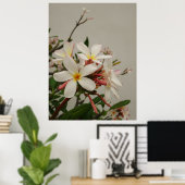 Hawaiianische Plumeria Poster (Heimbüro)