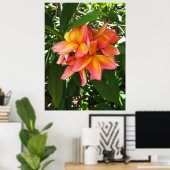 Hawaiianische Plumeria Poster (Heimbüro)