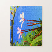 Hawaiianische Plumeria Puzzle (Vertikal)