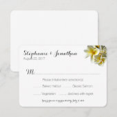 Hawaiianische Plumeria White Wedding Antwort mit M (Vorne/Hinten)