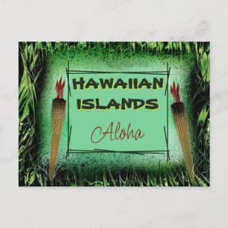 Hawaiianische Postkarte