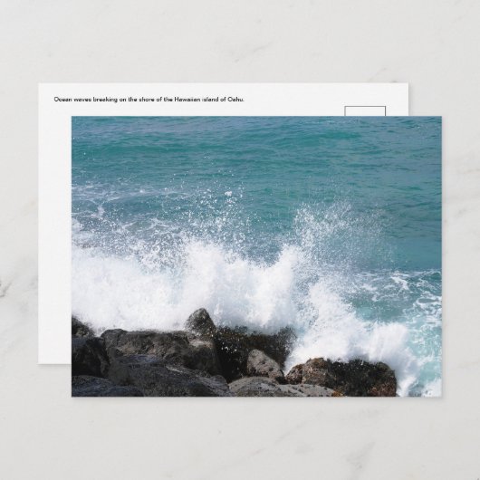 Hawaiianische Postkarte (Vorne/Hinten)