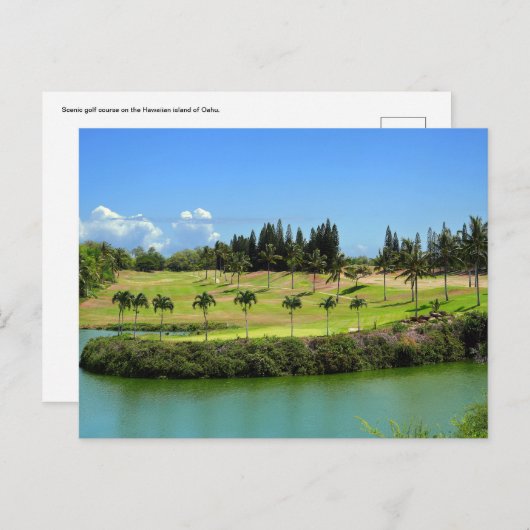 Hawaiianische Postkarte (Vorne/Hinten)