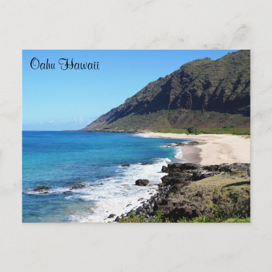 Hawaiianische Postkarte (Vorderseite)