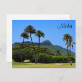 Hawaiianische Postkarte (Vorne/Hinten)