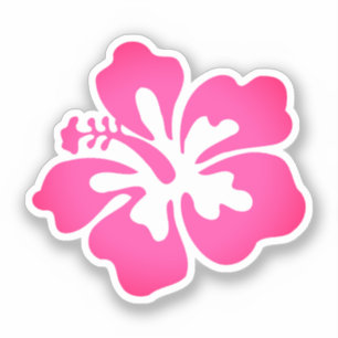 Hawaiianische Printwerbung Aufkleber
