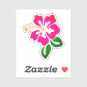 Hawaiianische Printwerbung Aufkleber (Blatt)