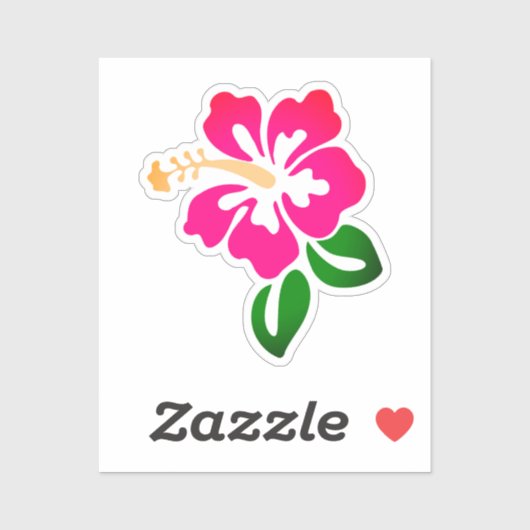 Hawaiianische Printwerbung Aufkleber (Blatt)