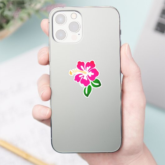 Hawaiianische Printwerbung Aufkleber (Telefon)