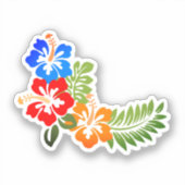 Hawaiianische Printwerbung Aufkleber (Vorderseite)
