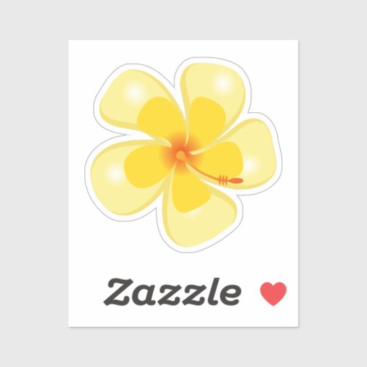 Hawaiianische Printwerbung Aufkleber (Blatt)