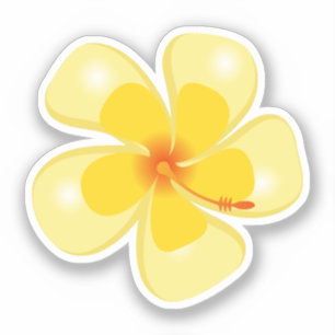 Hawaiianische Printwerbung Aufkleber