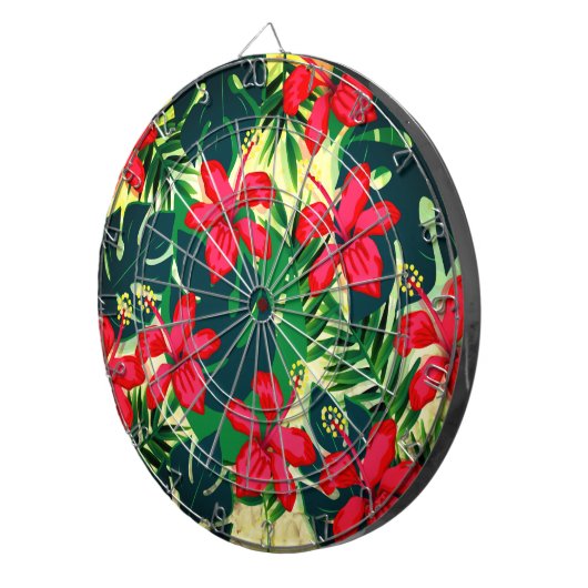 Hawaiianische Printwerbung Dartscheibe (Vorderseite rechts)