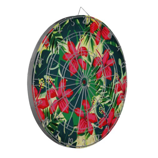 Hawaiianische Printwerbung Dartscheibe (Vorderseite Links)