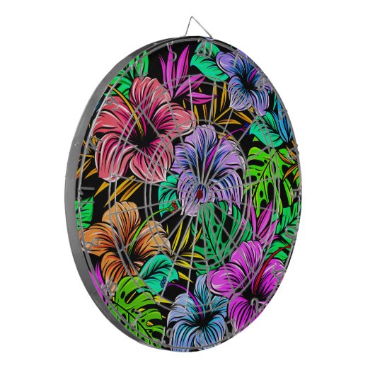 Hawaiianische Printwerbung Dartscheibe (Vorderseite Links)