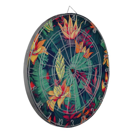 Hawaiianische Printwerbung Dartscheibe (Vorderseite Links)