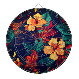 Hawaiianische Printwerbung Dartscheibe