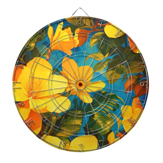 Hawaiianische Printwerbung Dartscheibe (vorne)