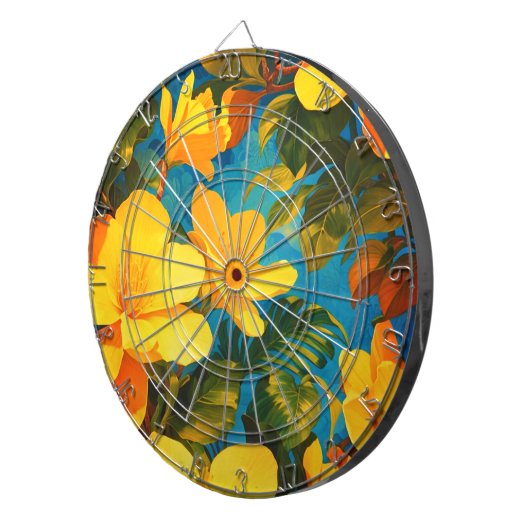 Hawaiianische Printwerbung Dartscheibe (Vorderseite rechts)